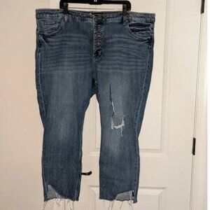 *3 FOR $9* Kut From The Kloth High Rise Reese Fab Ab Straight Leg Crop Jean Pant